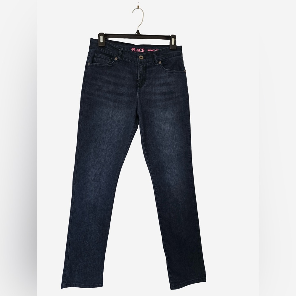 Children’s Place Skinny Jeans | Girls Size 14 |Dark Wash Stretch Denim